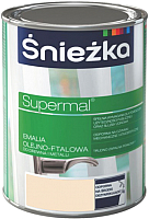 Эмаль Sniezka Supermal масляно-фталевая (800мл, кремовый) - 