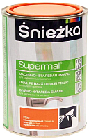 Эмаль Sniezka Supermal масляно-фталевая (800мл, оранжевый) - 