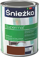 Эмаль Sniezka Supermal масляно-фталевая (800мл, орех средний) - 