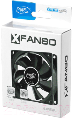 Вентилятор для корпуса Deepcool XFAN 80 (черный)