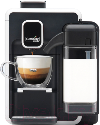 Капсульная кофеварка Caffitaly Bianca S22 / 13018 (черный/белый)