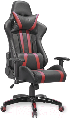 Кресло геймерское Седия Gamer Eco (черный/красный)