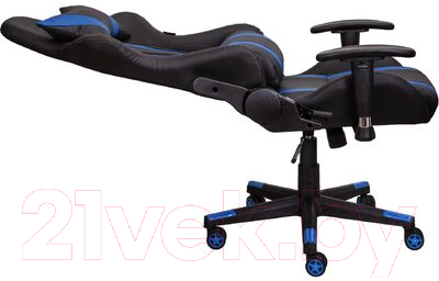 Кресло геймерское Седия Gamer Eco (черный/синий)