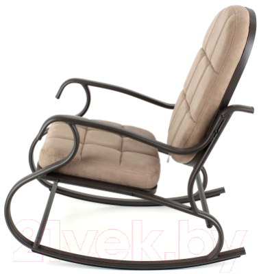 Кресло-качалка Calviano Relax Steel (темно-коричневый)