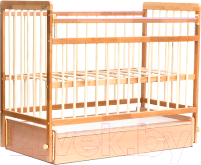 Детская кроватка Bambini Euro Style М / 01.10.04 (натуральный)