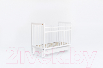 Детская кроватка Bambini Euro Style М / 01.10.05 (белый)