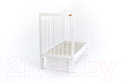 Детская кроватка Bambini Euro Style М / 01.10.05 (белый)