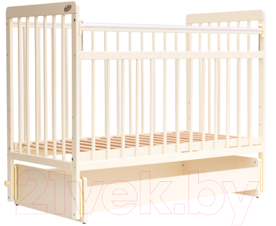 Детская кроватка Bambini Euro Style М / 01.10.05 (слоновая кость)