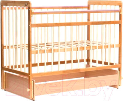 Детская кроватка Bambini Euro Style М / 01.10.05 (натуральный)