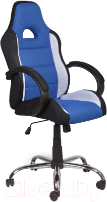 Кресло геймерское Седия Tyrrell (черный/белый/синий)