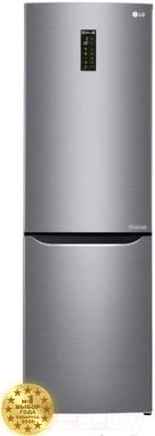 Холодильник с морозильником LG GA-B429SMQZ