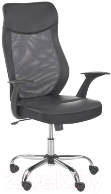 Кресло офисное Halmar Vetro (черный/серый)