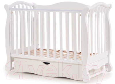 Детская кроватка Верес Соня ЛД19 (белый)
