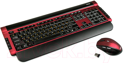 Клавиатура+мышь Dialog Katana KMROK-0517U (красный)