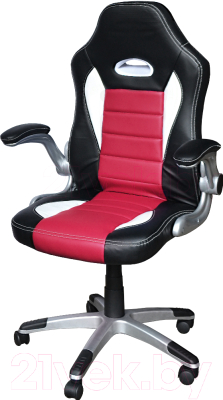 Кресло геймерское Mio Tesoro Данте AOC-8033 (черный/белый/красный)