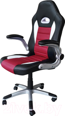 Кресло геймерское Mio Tesoro Данте AOC-8033 (черный/белый/красный)