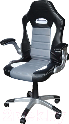 Кресло геймерское Mio Tesoro Данте AOC-8033 (черный/белый/серый)