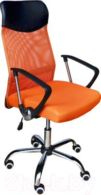 Кресло офисное Mio Tesoro Фредо AOC-8648 (черный/оранжевый)