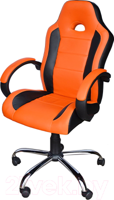 Кресло геймерское Mio Tesoro Фабио AOCB-MC007 (черный/оранжевый)