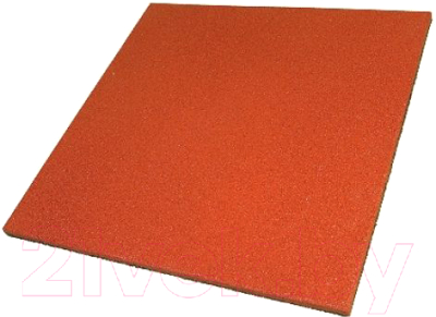Резиновая плитка EcoStep 500x500x16 (красный)