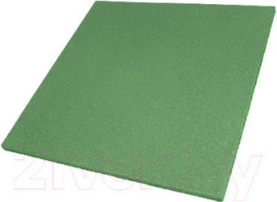 Резиновая плитка EcoStep 500x500x30 (зеленый)