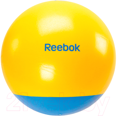 Фитбол гладкий Reebok RAB-40017CY (голубой/желтый)