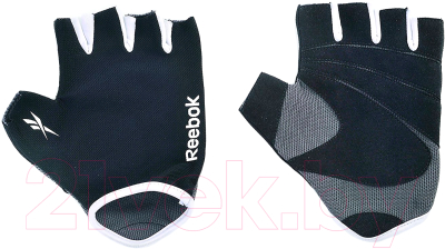 Перчатки для пауэрлифтинга Reebok RAEL-11133GR (S/M, серый)