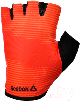 Перчатки для пауэрлифтинга Reebok RAGB-11234RD (S, красный)