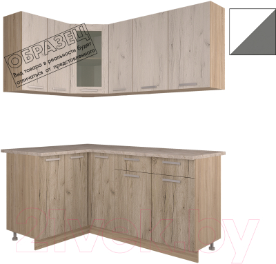 

Готовая кухня Интерлиния, Арт Мила 14x17