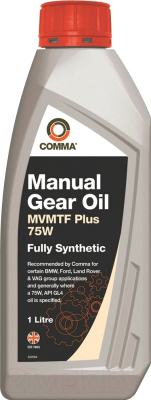 Трансмиссионное масло Comma MVMTF Plus 75W / FE75W1L (1л)