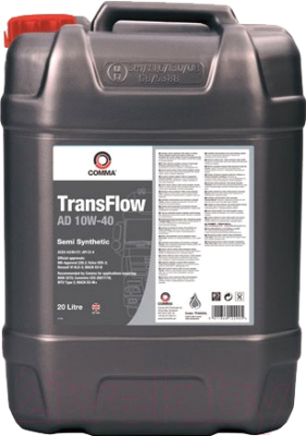 Моторное масло Comma TransFlow AD 10W40 / TFAD20L (20л)