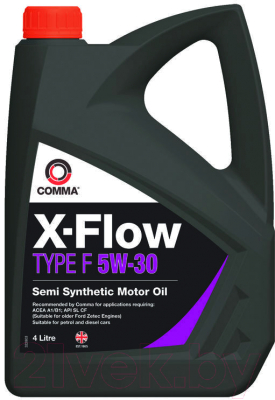 Моторное масло Comma X-Flow Type F 5W30 / XFF4L (4л)