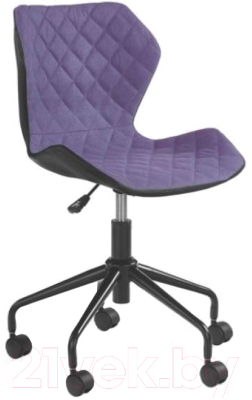 Кресло офисное Halmar Matrix (черный/фиолетовый)