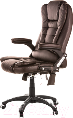 Кресло офисное Calviano Manager с массажем (коричнвый)