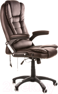 Кресло офисное Calviano Manager с массажем (коричнвый)