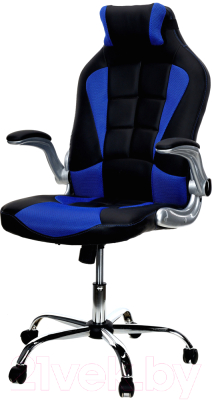 Кресло геймерское Calviano Sport (черный/синий)