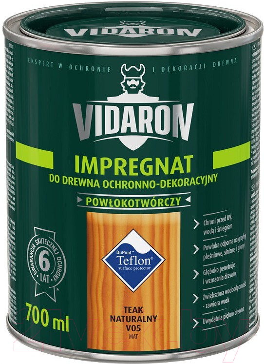 Защитно-декоративный состав Vidaron Impregnant V05 Натуральный тик (700мл)