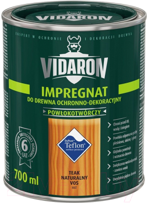 Защитно-декоративный состав Vidaron Impregnant V05 Натуральный тик (700мл)