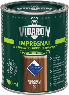 Защитно-декоративный состав Vidaron Impregnant V08 Королевский палисандр (700мл)