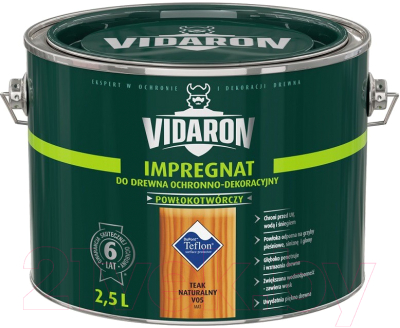Защитно-декоративный состав Vidaron Impregnant V05 Натуральный тик (2.5л)
