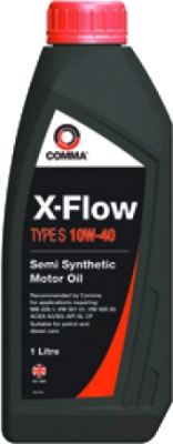 Моторное масло Comma X-Flow Type S 10W40 / XFS1L (1л)