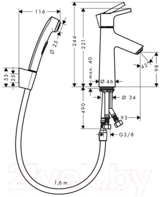 Смеситель Hansgrohe Talis S 72290000