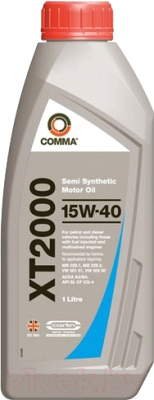 Моторное масло Comma XT2000 15W40 / XT21L (1л)