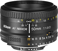 

Стандартный объектив, AF Nikkor 50mm f/1.8D