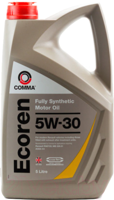 Моторное масло Comma Ecoren 5W30 / ECR5L (5л)