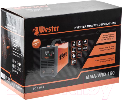 Инвертор сварочный Wester MMA-VRD 160