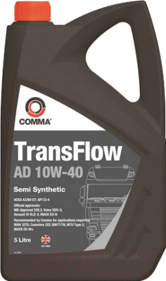 Моторное масло Comma TransFlow AD 10W40 / TFAD5L (5л)