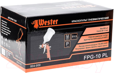 Пневматический краскопульт Wester FPG-10PL HP