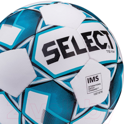 Футбольный мяч Select Team 5 / IMS 815419 (белый/синий/черный)