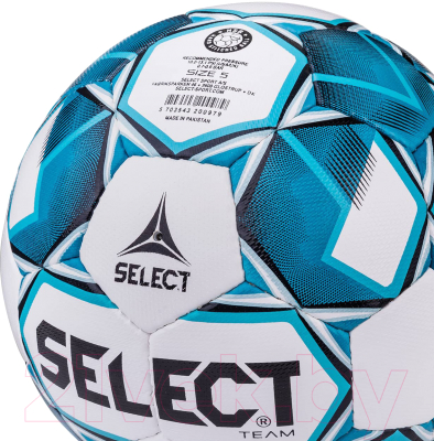 Футбольный мяч Select Team 5 / IMS 815419 (белый/синий/черный)